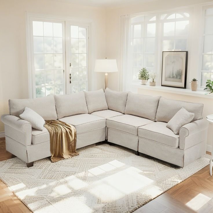 Family-Sized L-Shaped Sofas