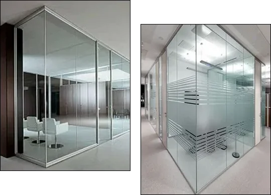 glass partitions